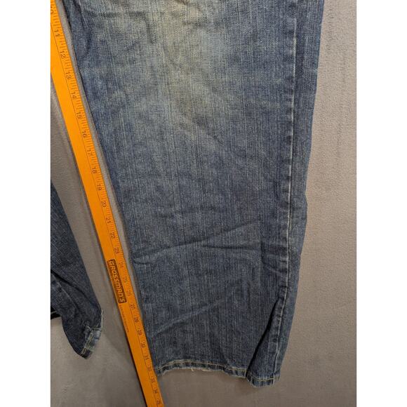 VTG Gilyard Mfg Co Jeans Men 42 x 32.5 Blue Heavy Ounce Y2K Hip Hop Embroidered - Picture 8 of 14